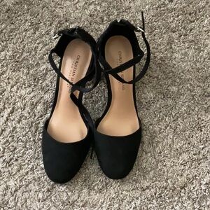 Christian Siriano Black Heels Elegant Design